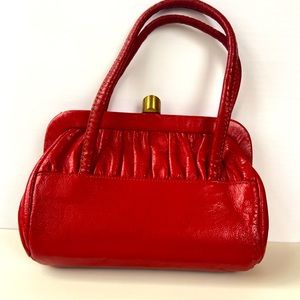 Vintage, Classic Red Leather Purse 1950’s